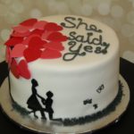 Engagement cake